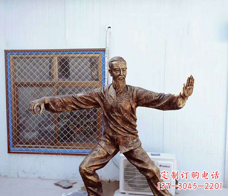 廊坊传承百年太极拳雕塑