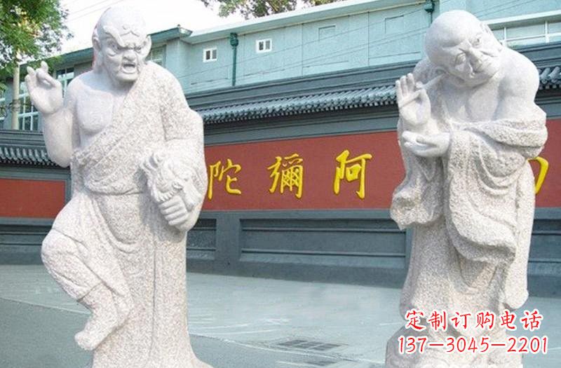 廊坊大理石罗汉雕塑佛教精神的象征