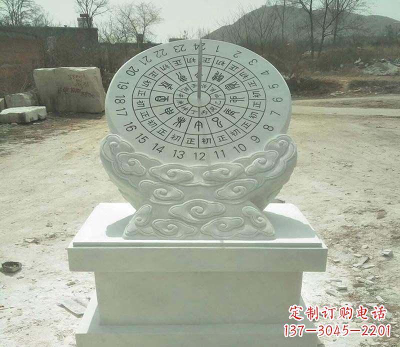 廊坊大理石赤道日晷雕塑