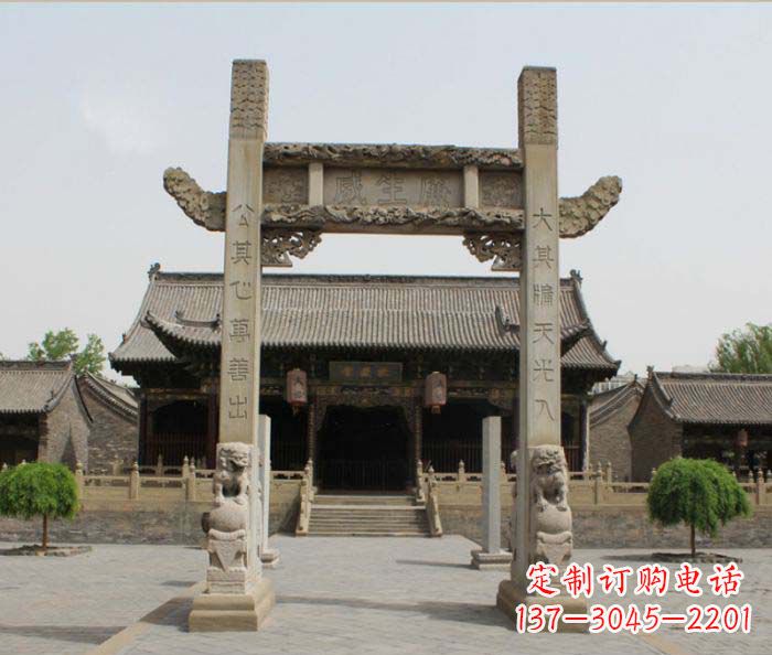廊坊大理石牌楼雕塑——艺术精粹