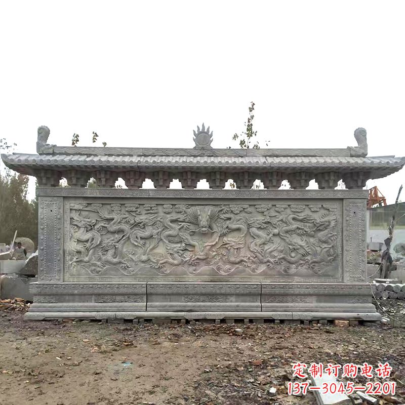 廊坊大理石影壁雕塑美丽的艺术精品