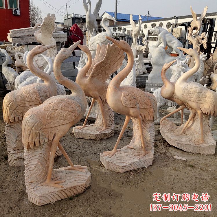 廊坊仙鹤雕塑艺术的经典之作
