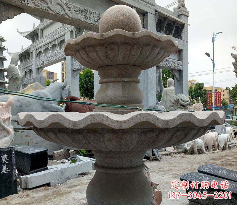 廊坊大理石多层喷泉石雕