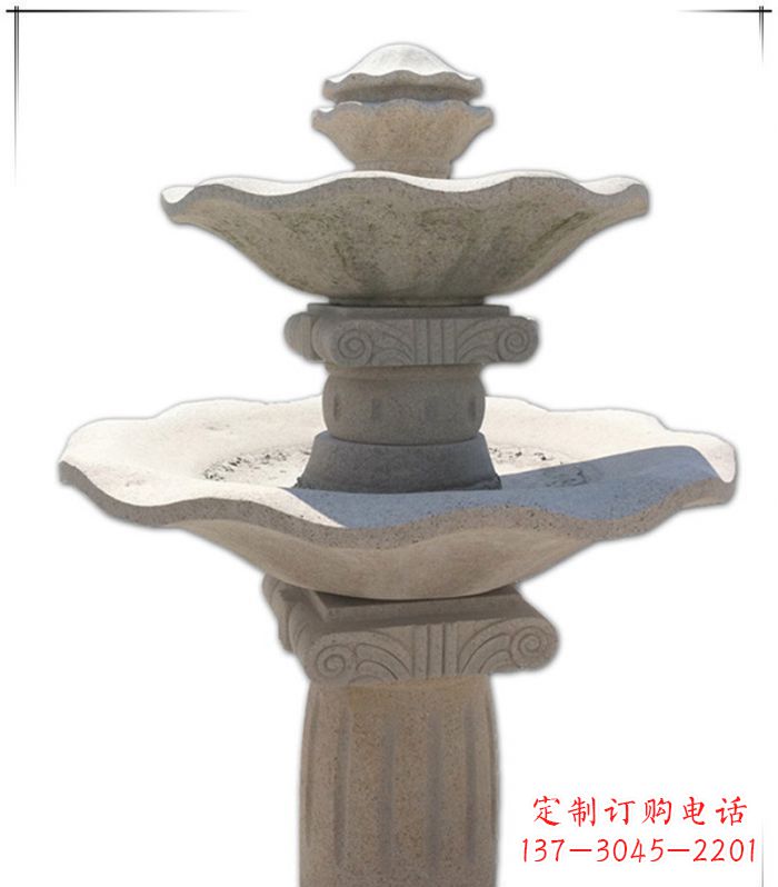 廊坊大理石多层喷泉石雕精美绝伦的艺术形式