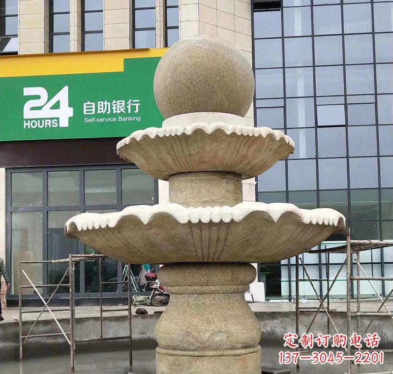 廊坊大理石风水球喷泉雕塑