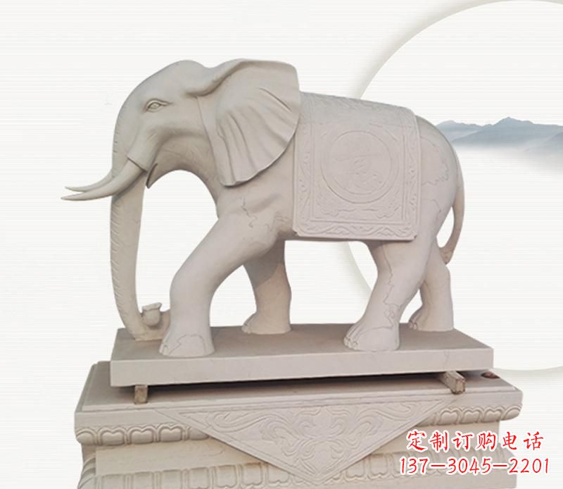 廊坊大理石公园内的巨大雕塑
