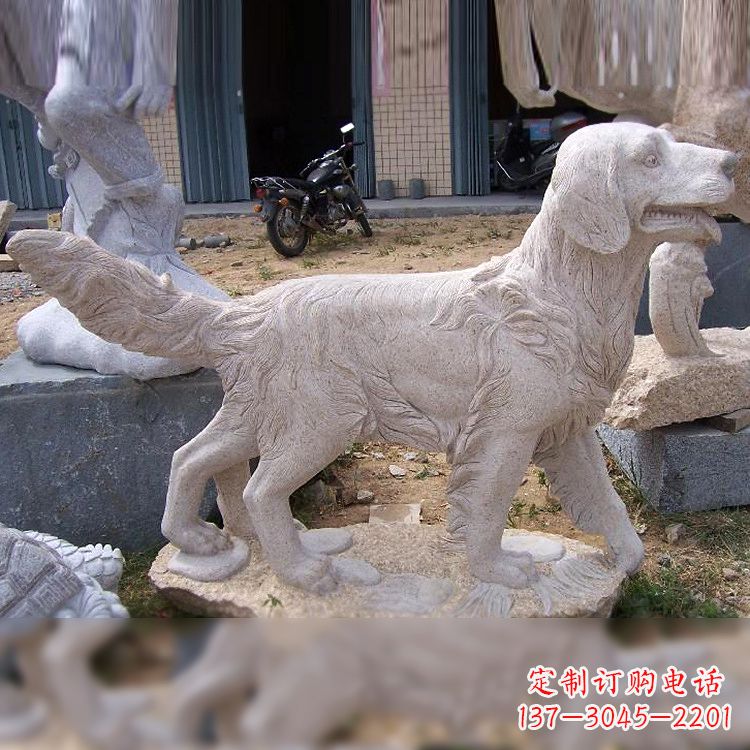 廊坊大理石狗雕塑——精致的狗雕塑,让你的生活更有趣