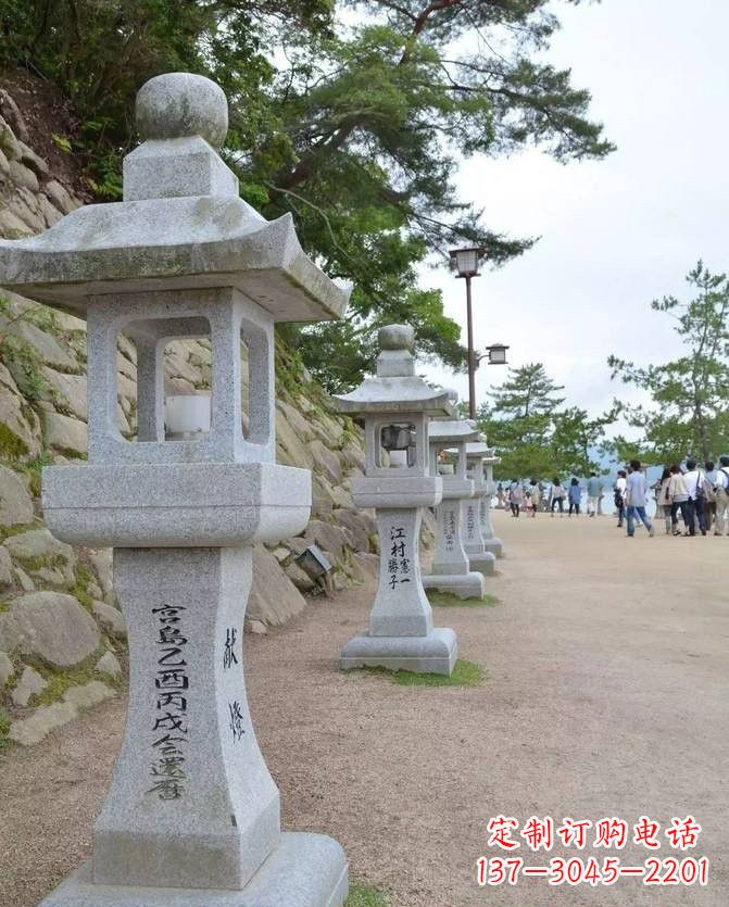 廊坊精美古典大理石宫灯雕塑