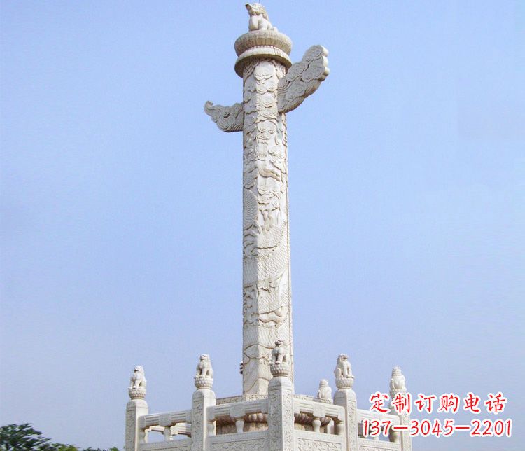 廊坊大理石华表雕塑