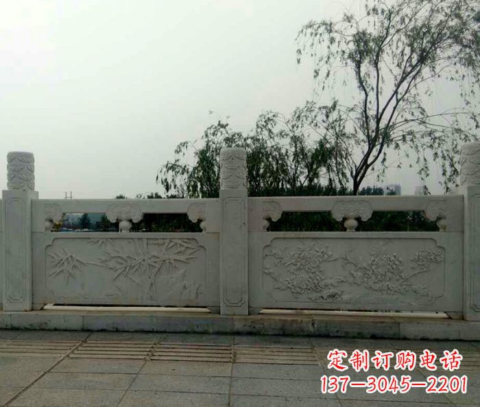廊坊精美大理石栏板石雕