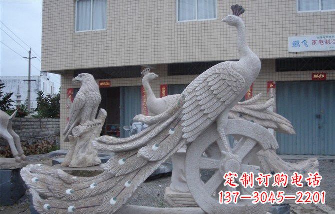 廊坊大理石孔雀石雕塑