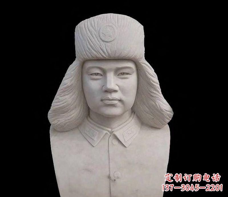 廊坊激励青年的雷锋石雕