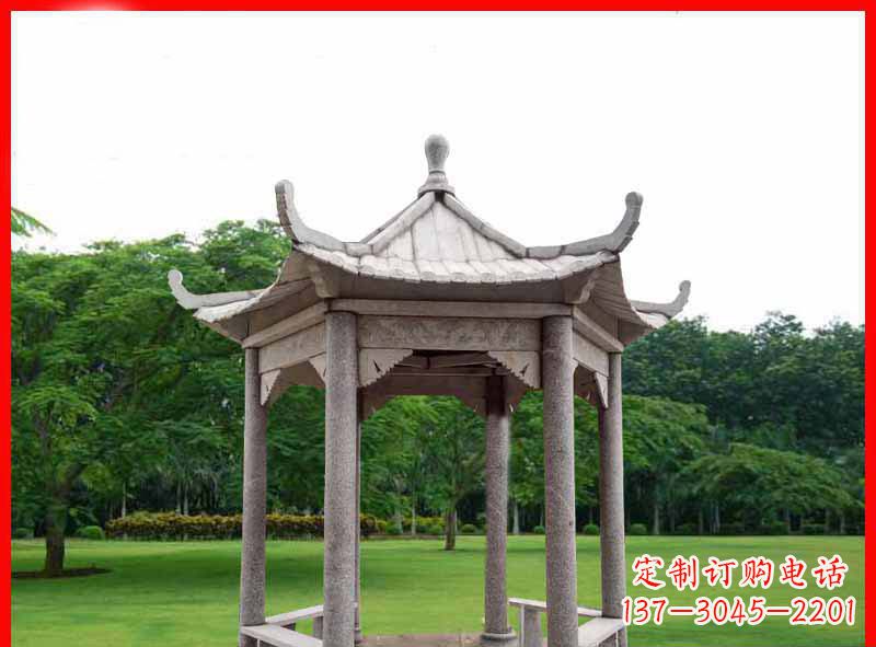 廊坊精致大理石凉亭雕塑
