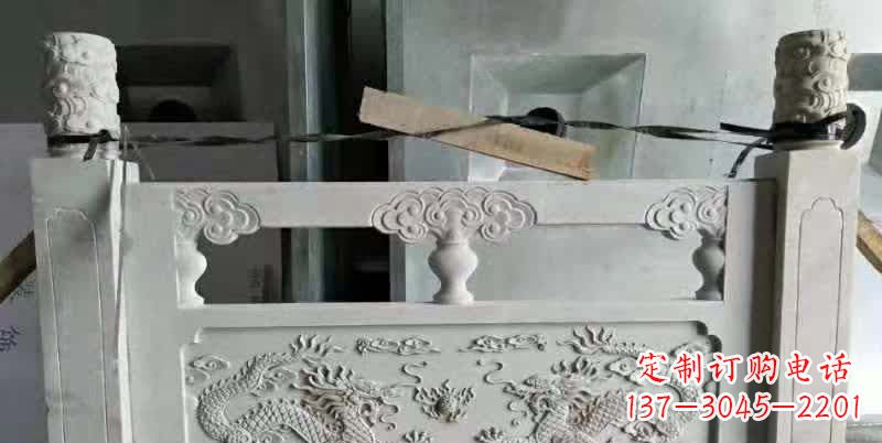 廊坊大理石龙浮雕栏板雕塑
