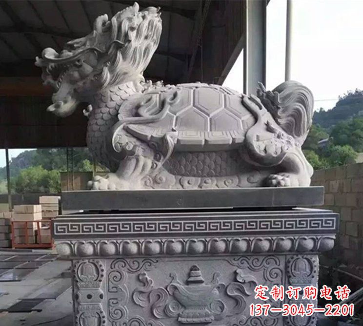 廊坊中领雕塑 | 手工制作大理石龙雕塑