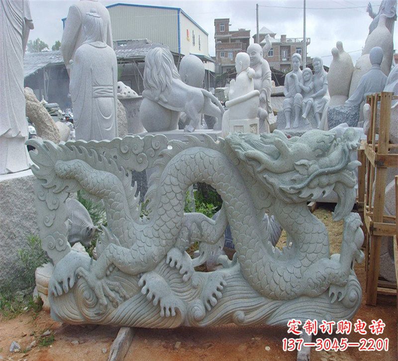 廊坊大理石龙石雕传承古老文化,精雕细琢的艺术品