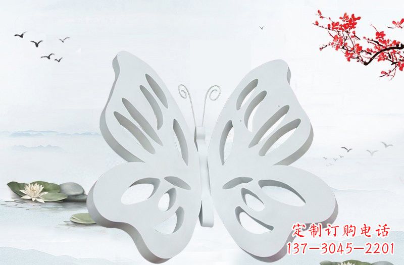 廊坊高级大理石镂空蝴蝶雕塑