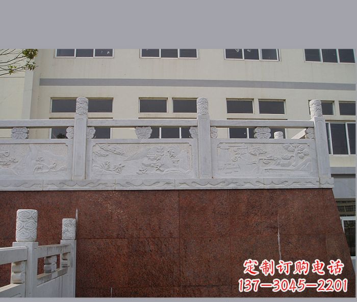 廊坊精致美观的大理石栏板雕塑