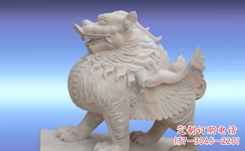廊坊大理石貔貅神兽石雕