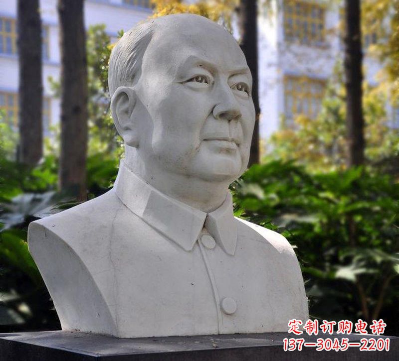 廊坊大理石钱学森胸像石雕——赞颂改革开放的先驱