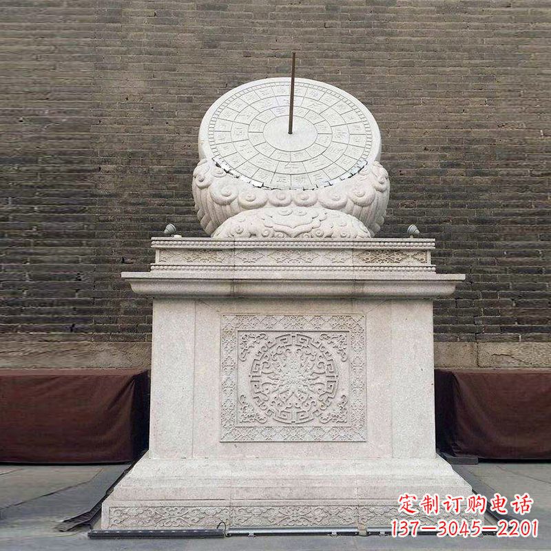 廊坊精美石质日晷雕塑