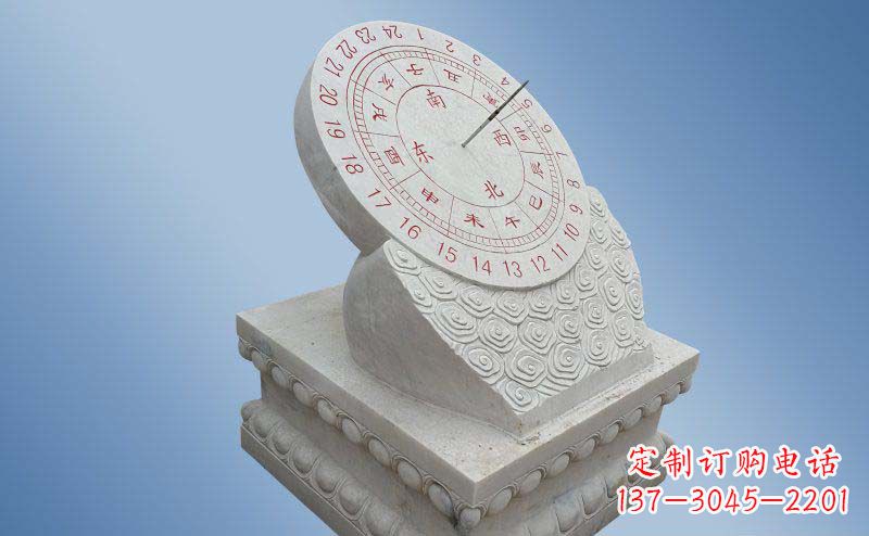 廊坊精致古典大理石日晷雕塑