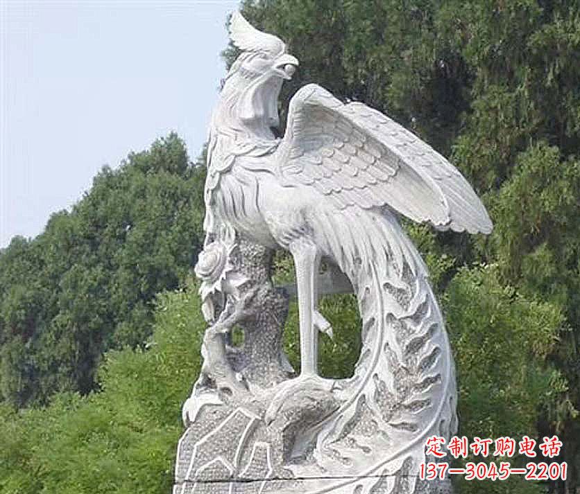 廊坊大理石凤凰雕塑