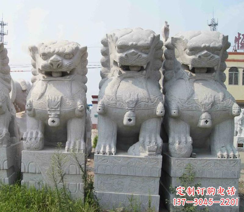 廊坊北京玉石狮子雕塑