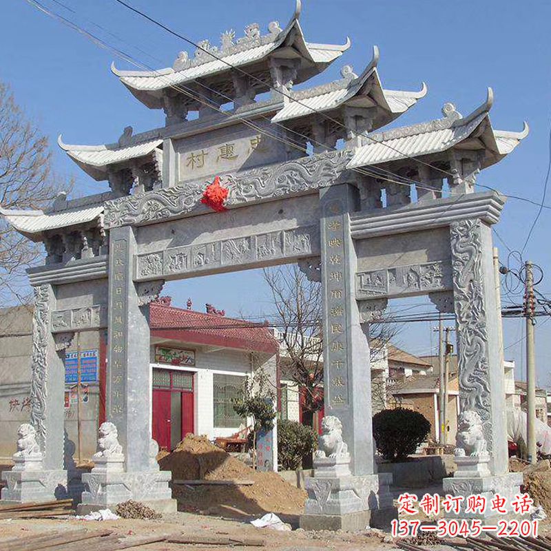 廊坊大理石牌坊石雕艺术