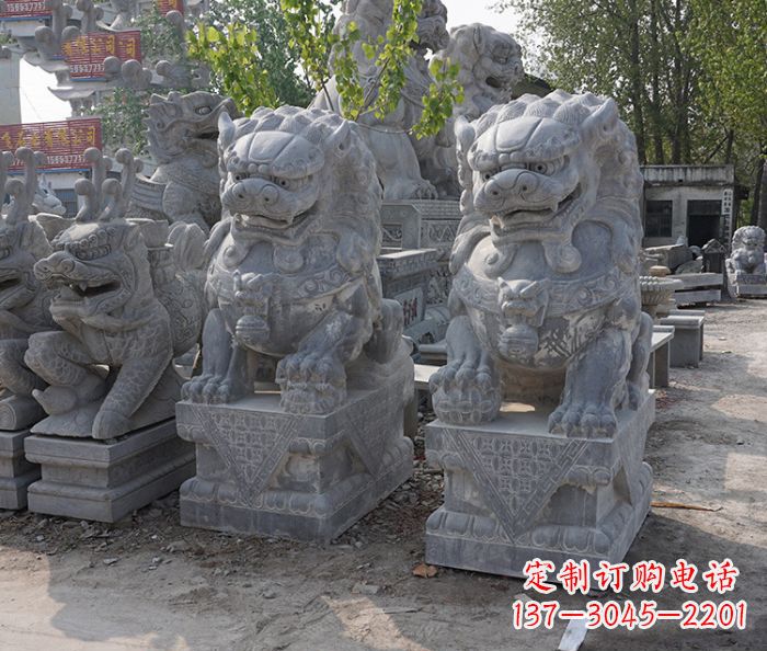 廊坊大理石狮子雕塑