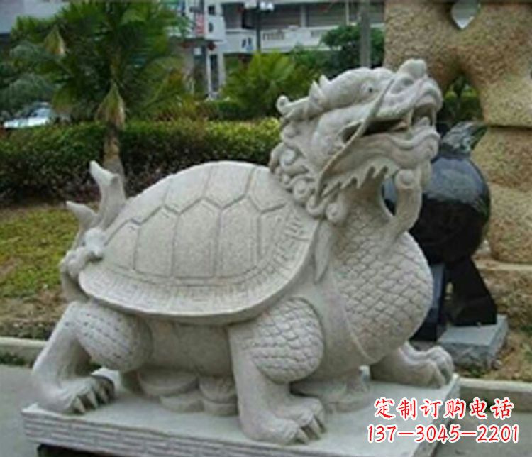 廊坊大理石铜钱龙雕塑