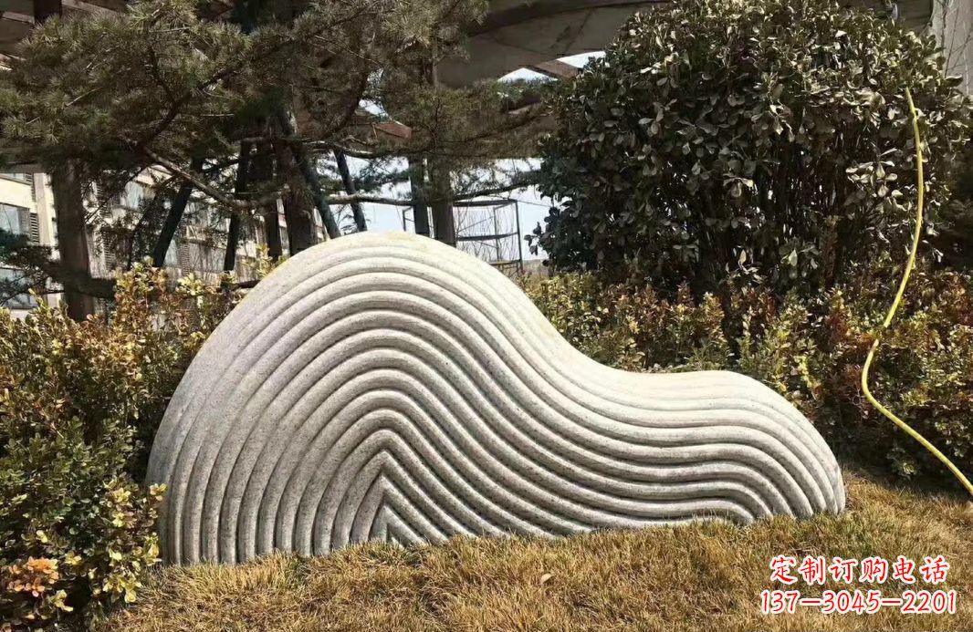 廊坊高雅大理石纹理假山雕塑