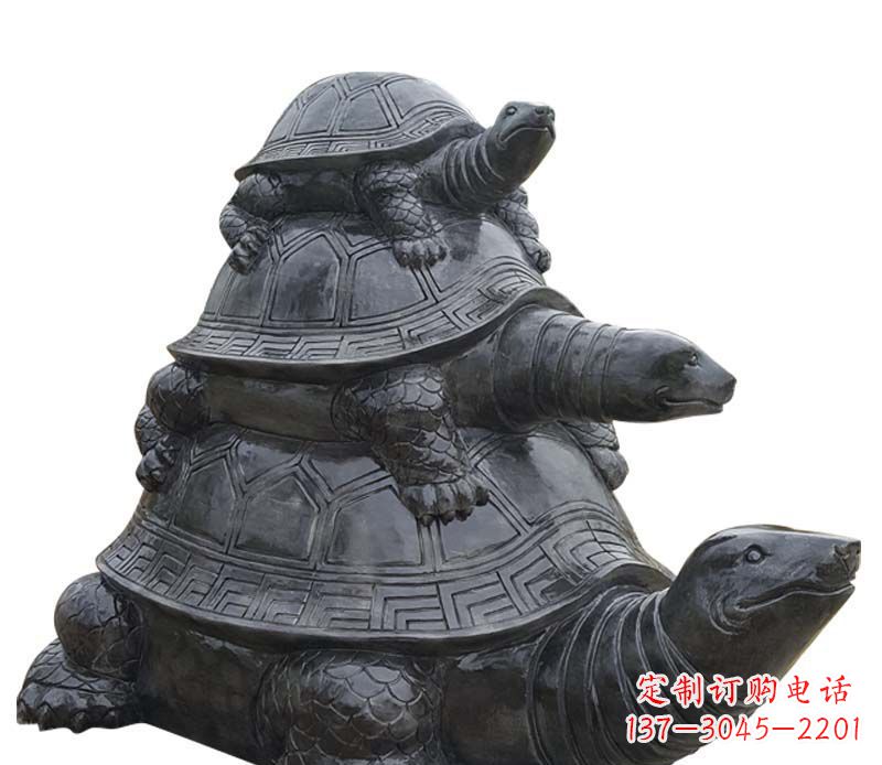廊坊高品质大理石乌龟母子石雕