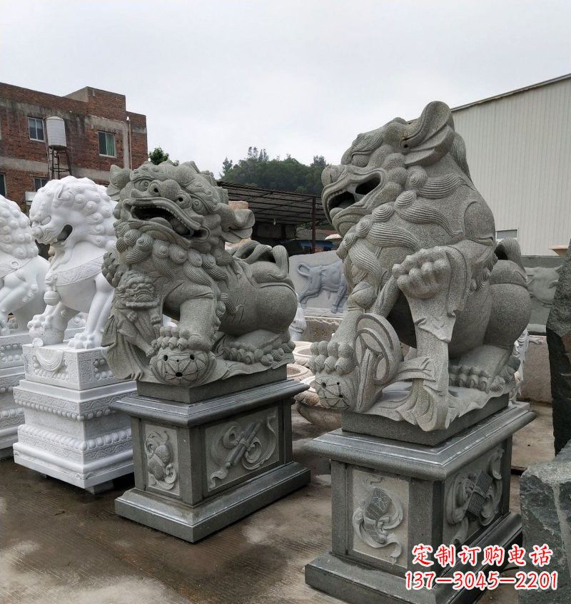廊坊大理石南方狮子雕塑