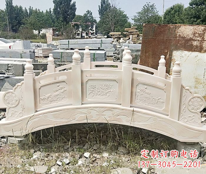廊坊大理石小型拱桥雕塑