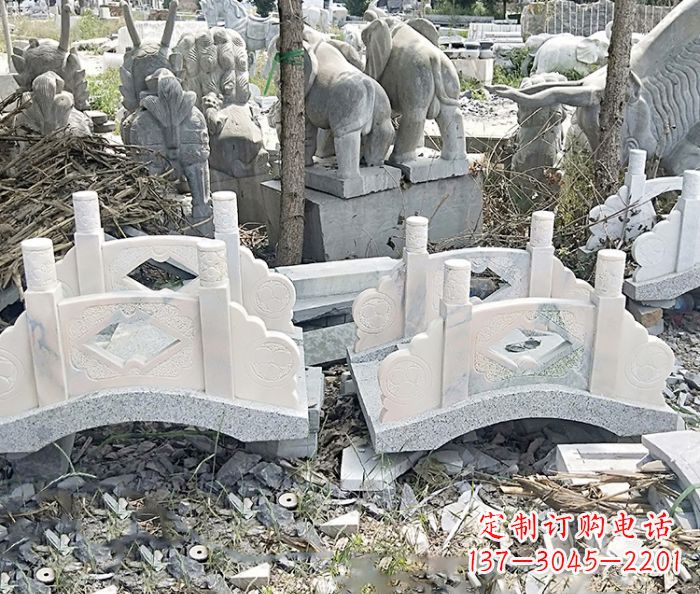 廊坊精美大理石拱桥雕塑