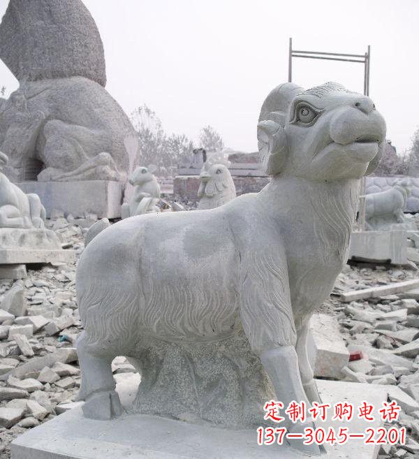 廊坊大理石羊雕塑