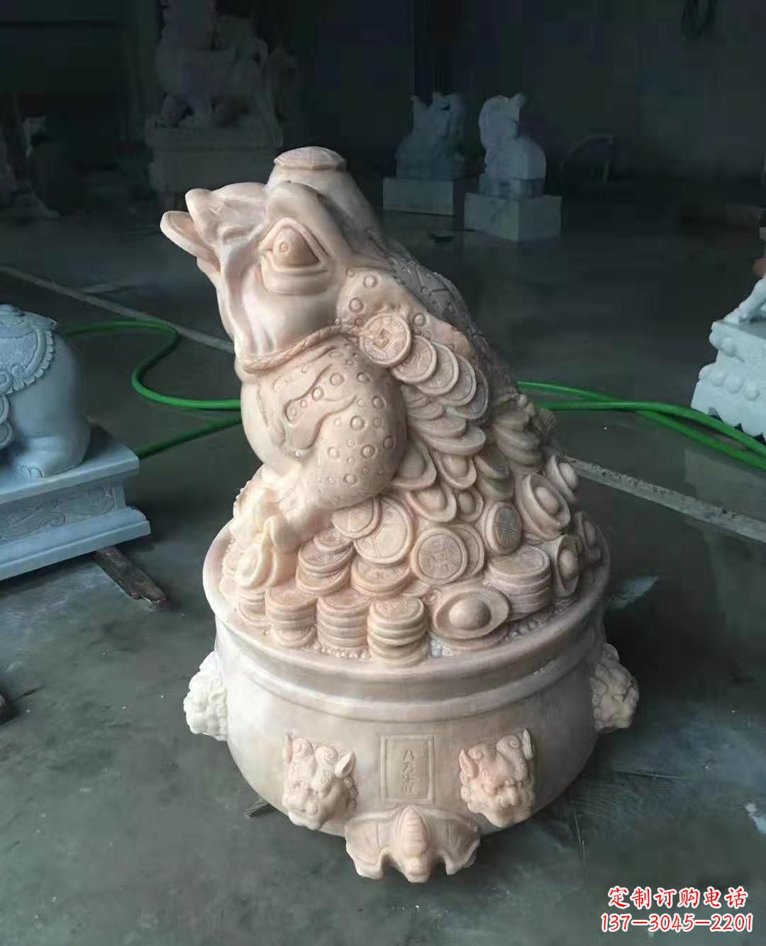 廊坊精致石雕动物雕塑