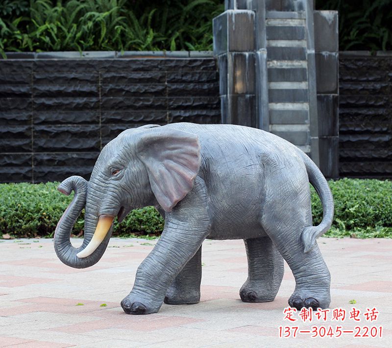 廊坊精美大象石雕