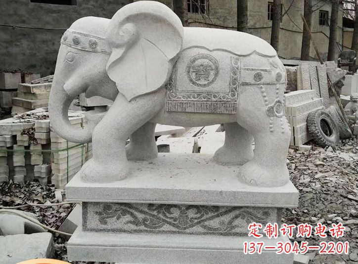 廊坊大象石雕壁画
