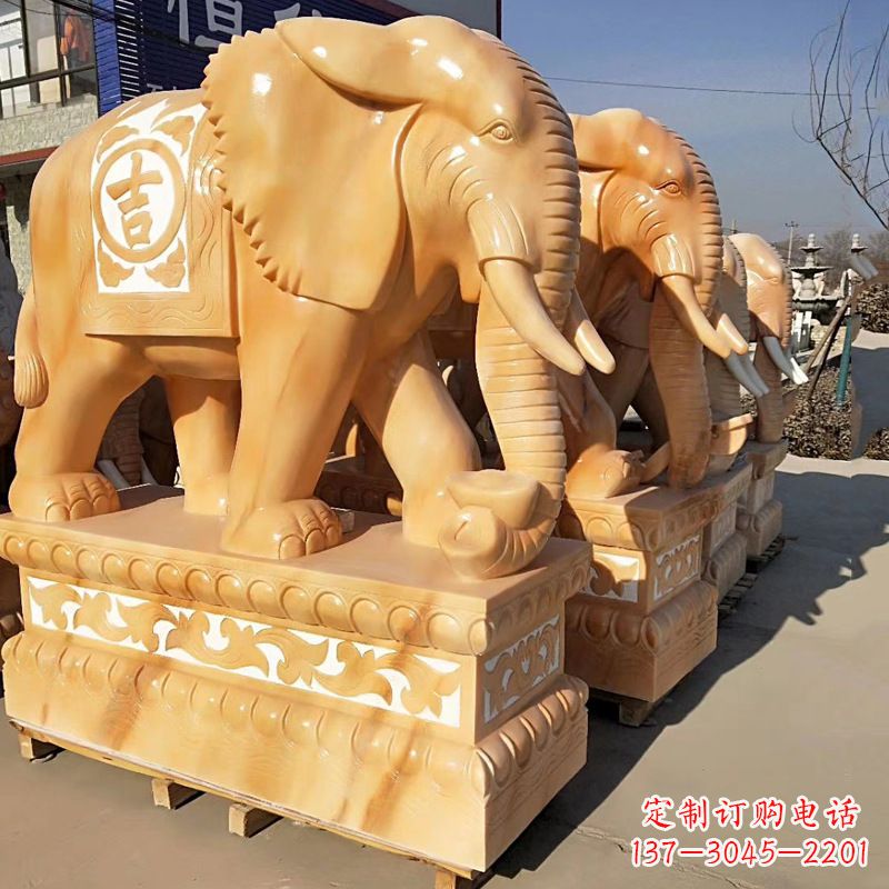 廊坊大象石雕风水