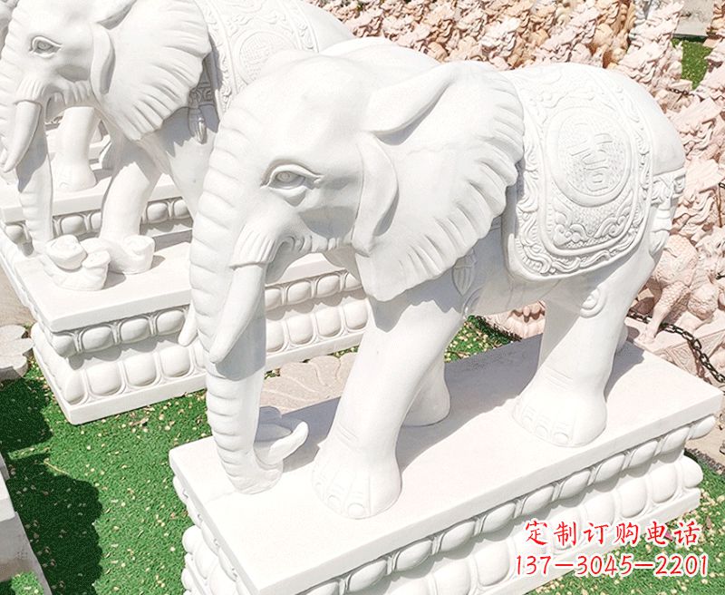 廊坊大象石雕雕塑