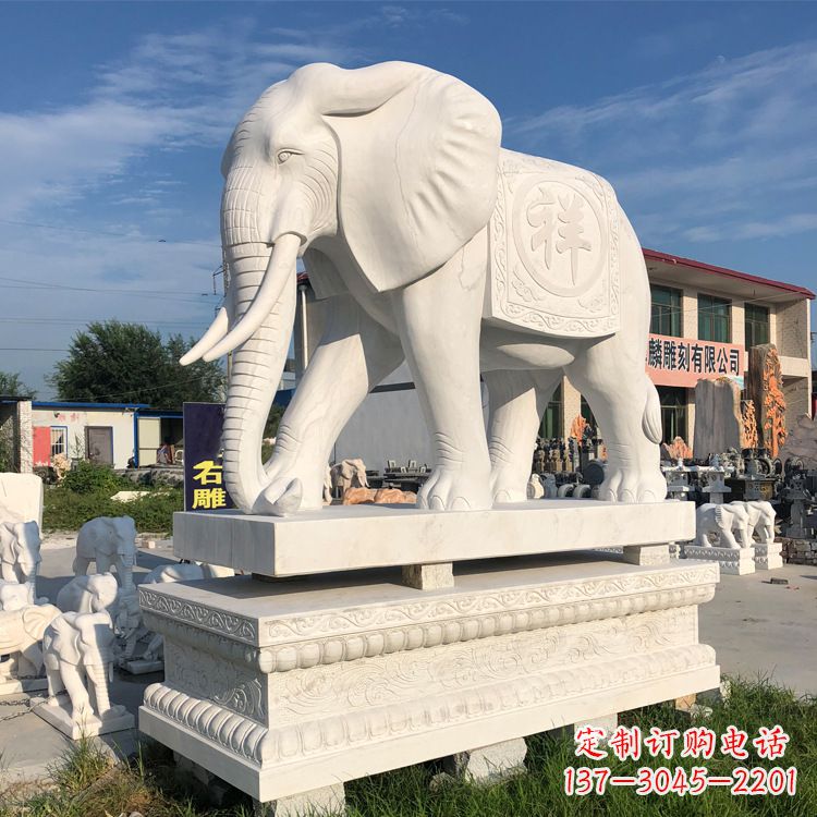 廊坊大象岩石雕塑