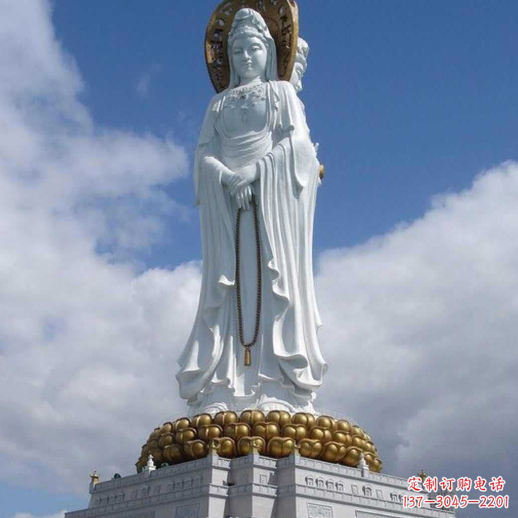 廊坊大型三面观音菩萨石雕
