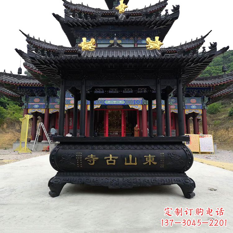 廊坊优雅古典大型香炉雕塑