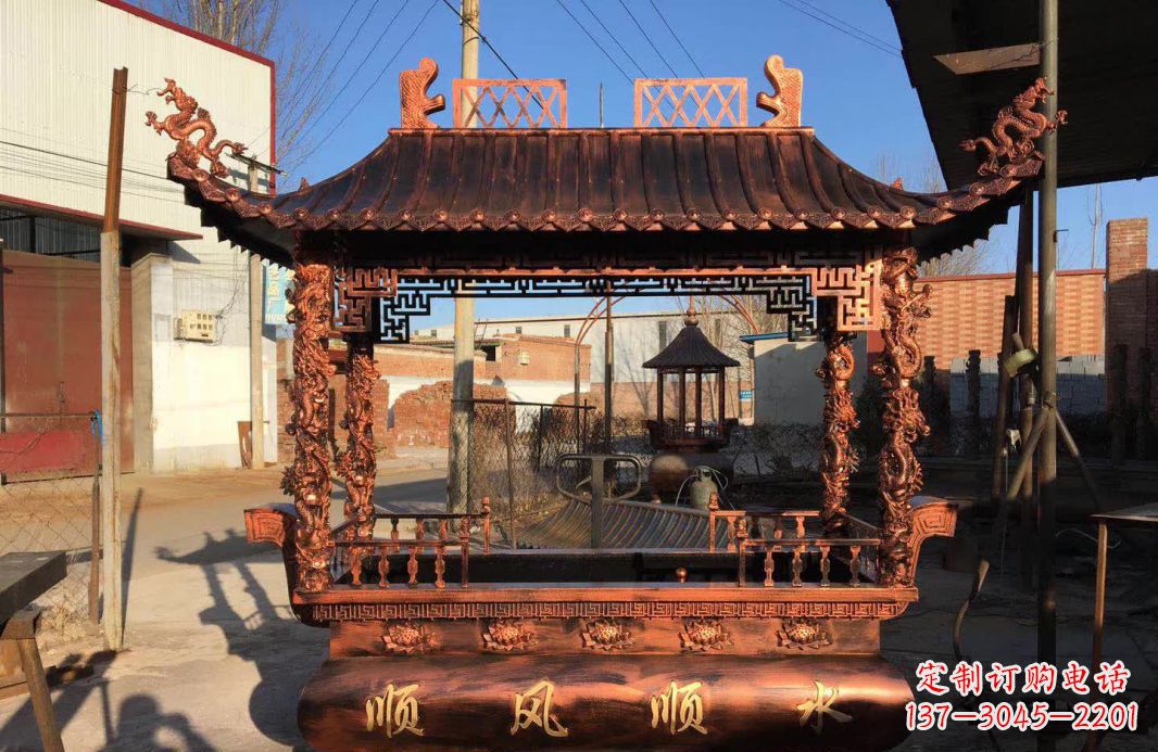 廊坊大型铜雕香炉精美绝伦,打造完美家居装饰