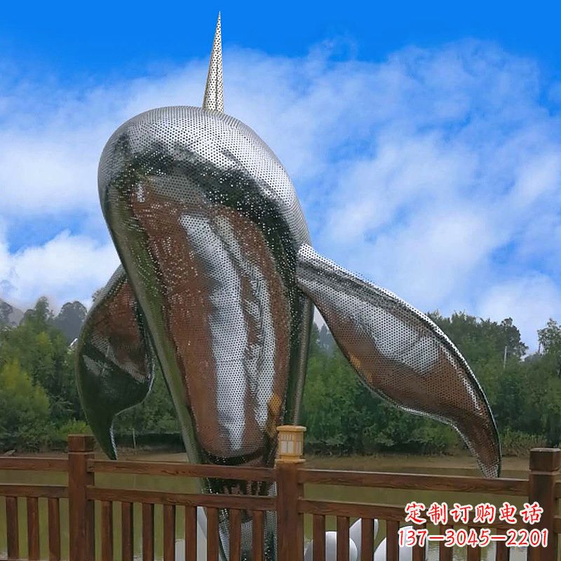 廊坊大型不锈钢动物雕塑