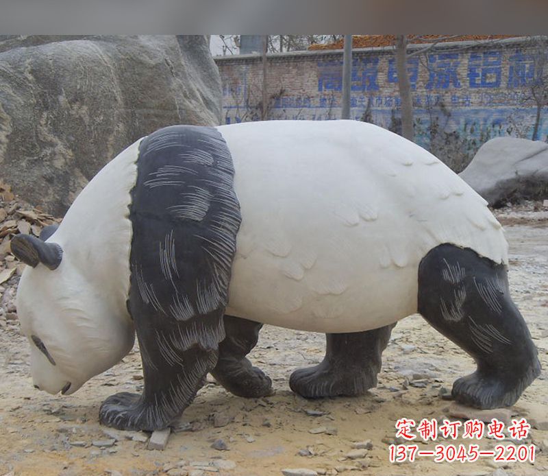 廊坊大熊猫石雕
