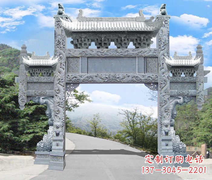 廊坊精美牌坊雕塑