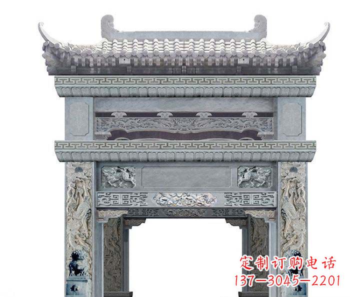 廊坊精美石雕牌坊雕塑